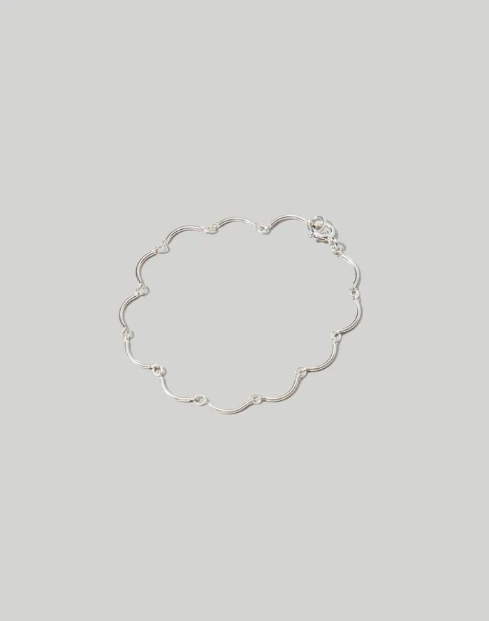 Women Maslo Jewelry Scallop Bracelet Silver Madewell Jewelry