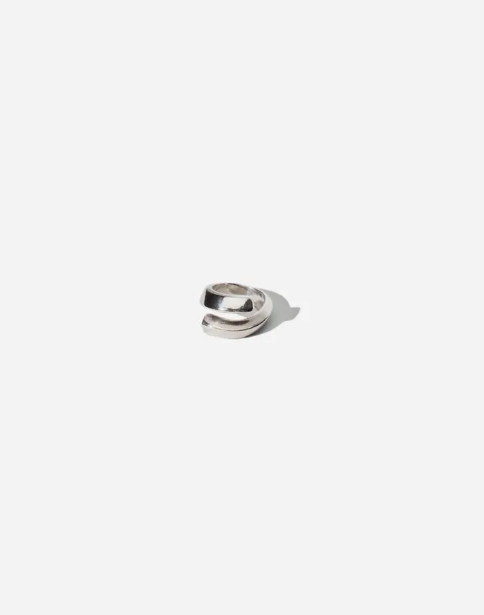 Women Maslo Jewelry Wrap Ring Sterling Silver Silver Madewell Jewelry