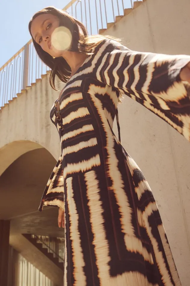 Women Maxi Dresses Runaway The Label AZURE MAXI DRESS Noria Print
