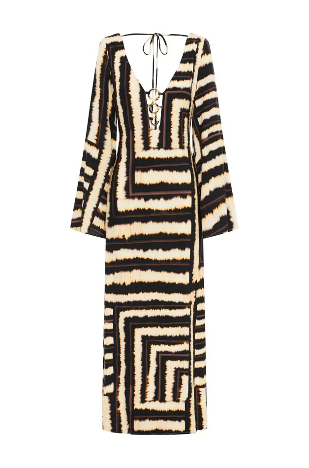 Women Maxi Dresses Runaway The Label AZURE MAXI DRESS Noria Print