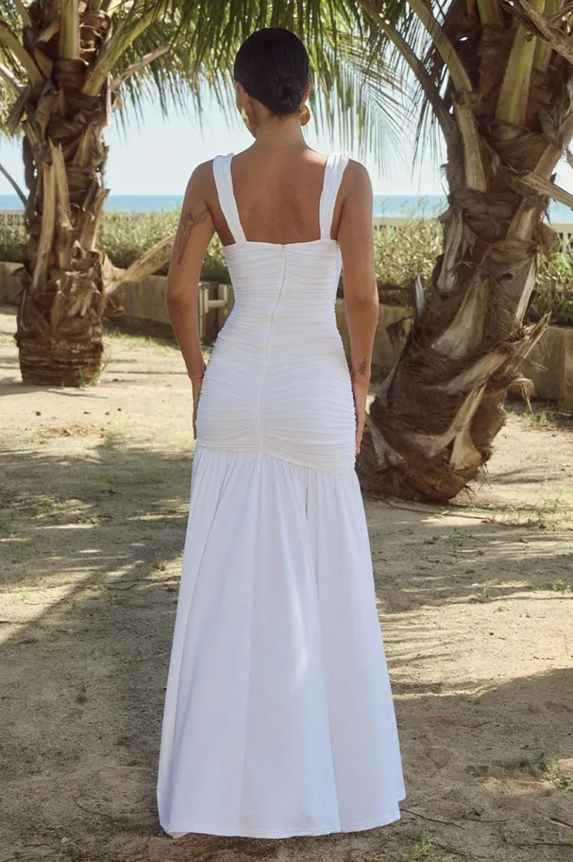 Women Maxi Dresses Runaway The Label CARLY MAXI DRESS White