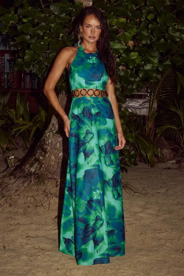 Women Maxi Dresses Runaway The Label CARMEN MAXI DRESS Calista Green