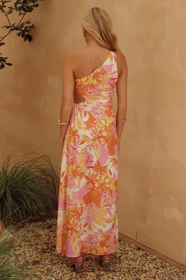 Women Maxi Dresses Runaway The Label COVE MAXI DRESS Malta Pink