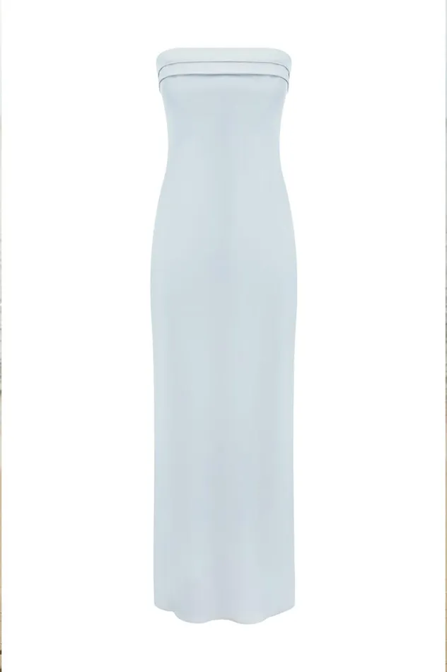 Women Maxi Dresses Runaway The Label DELILAH MAXI DRESS Ice Blue