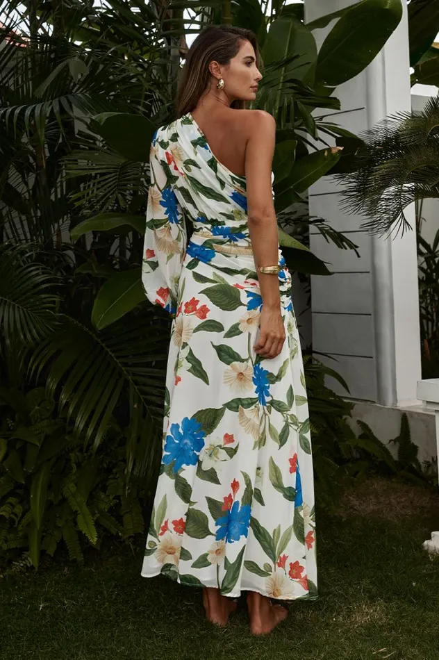Women Maxi Dresses Runaway The Label FLORIA MAXI DRESS White Floral