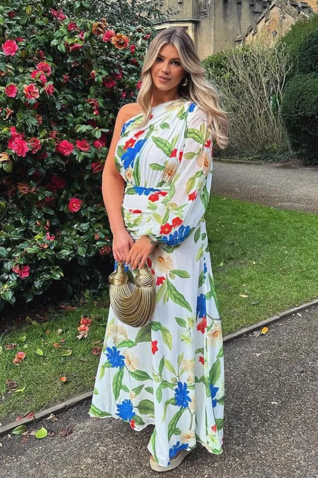 Women Maxi Dresses Runaway The Label FLORIA MAXI DRESS White Floral