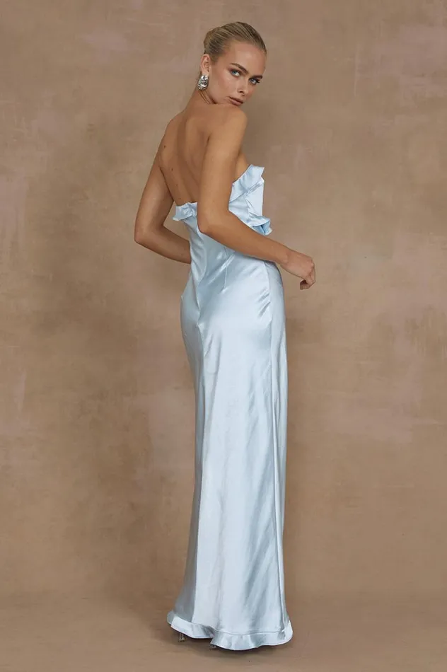 Women Maxi Dresses Runaway The Label LORENA MAXI DRESS Ice Blue