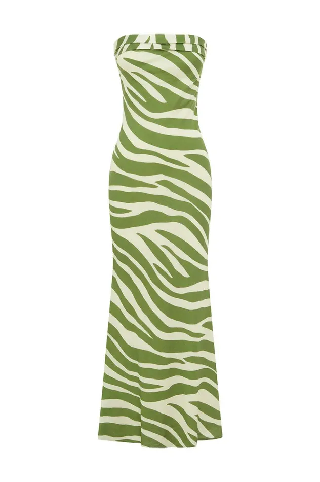 Women Maxi Dresses Runaway The Label MOCHI MAXI DRESS Khaki