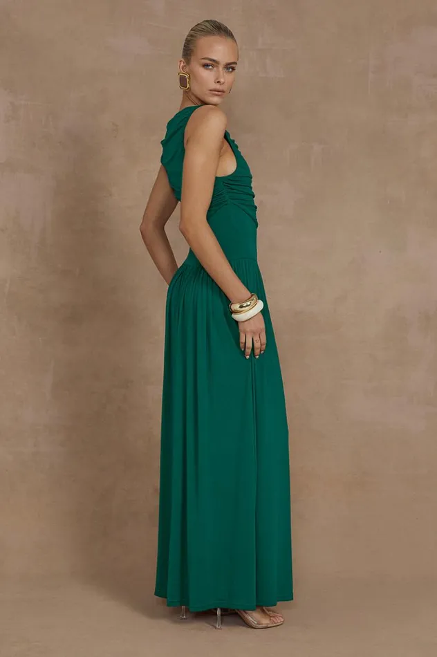 Women Maxi Dresses Runaway The Label NALLA MAXI DRESS Emerald