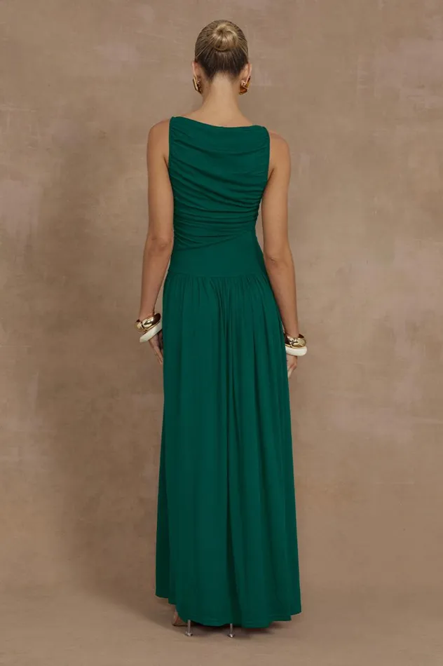 Women Maxi Dresses Runaway The Label NALLA MAXI DRESS Emerald