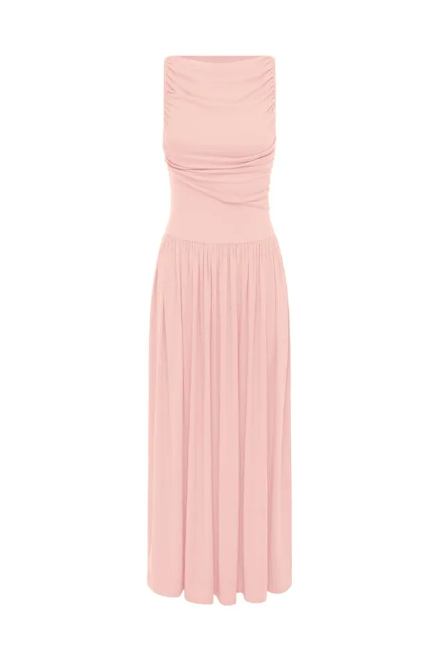 Women Maxi Dresses Runaway The Label NALLA MAXI DRESS Pink