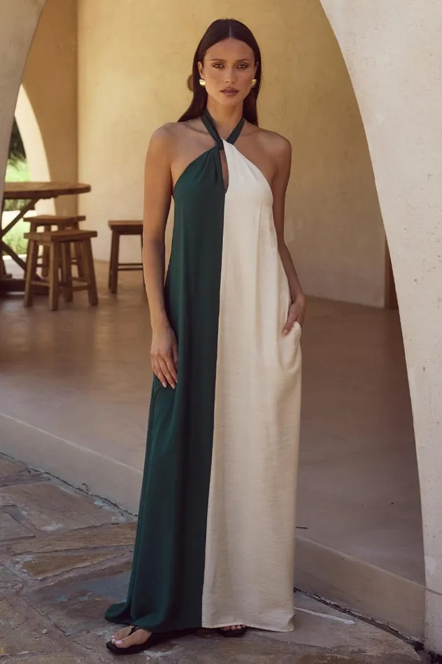 Women Maxi Dresses Runaway The Label RIVIERA MAXI DRESS Emeraldsand