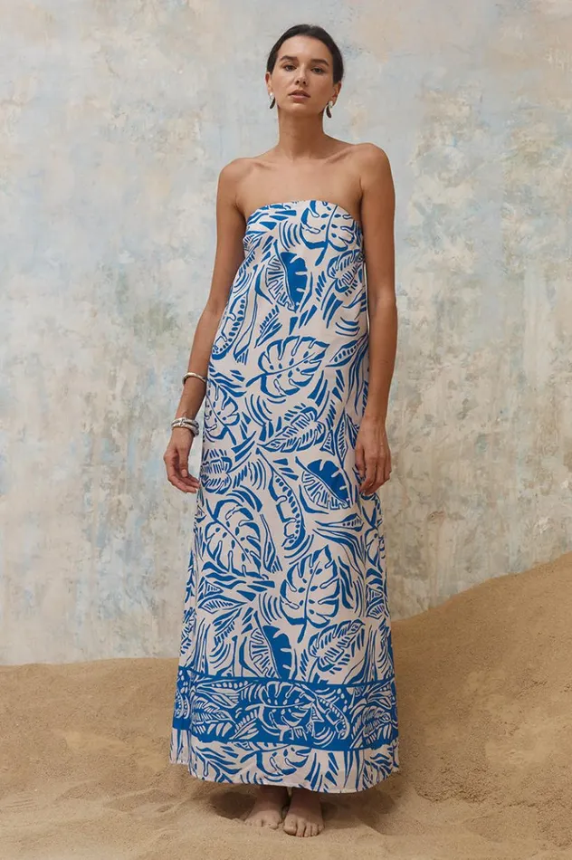 Women Maxi Dresses Runaway The Label SANTINO MAXI DRESS Santino Print