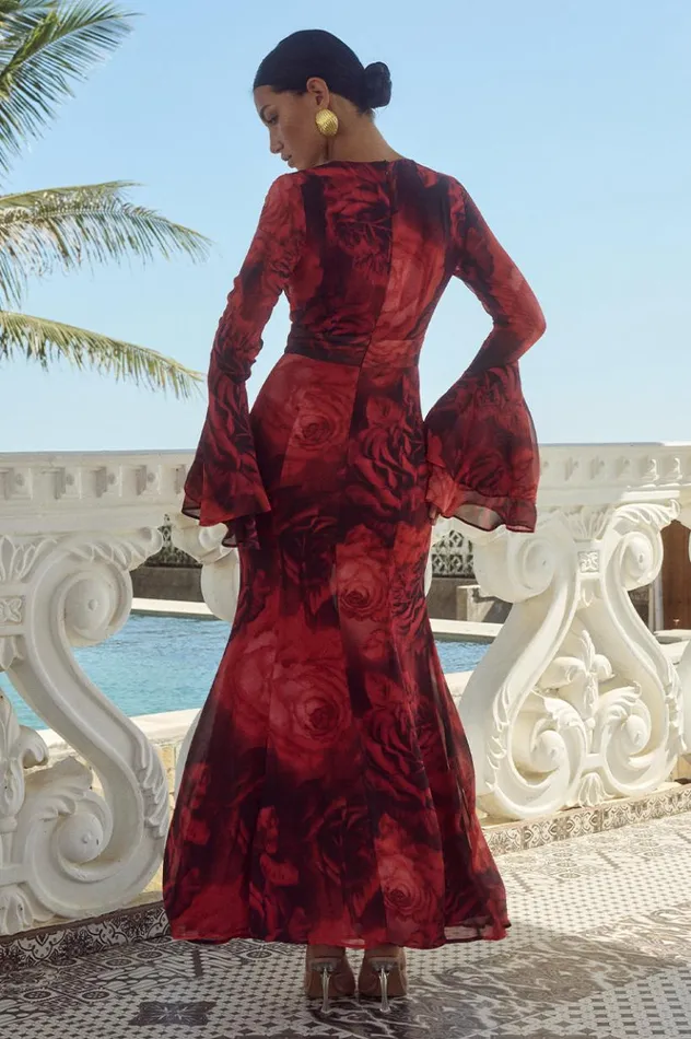 Women Maxi Dresses Runaway The Label SARI MAXI DRESS Giovana Print