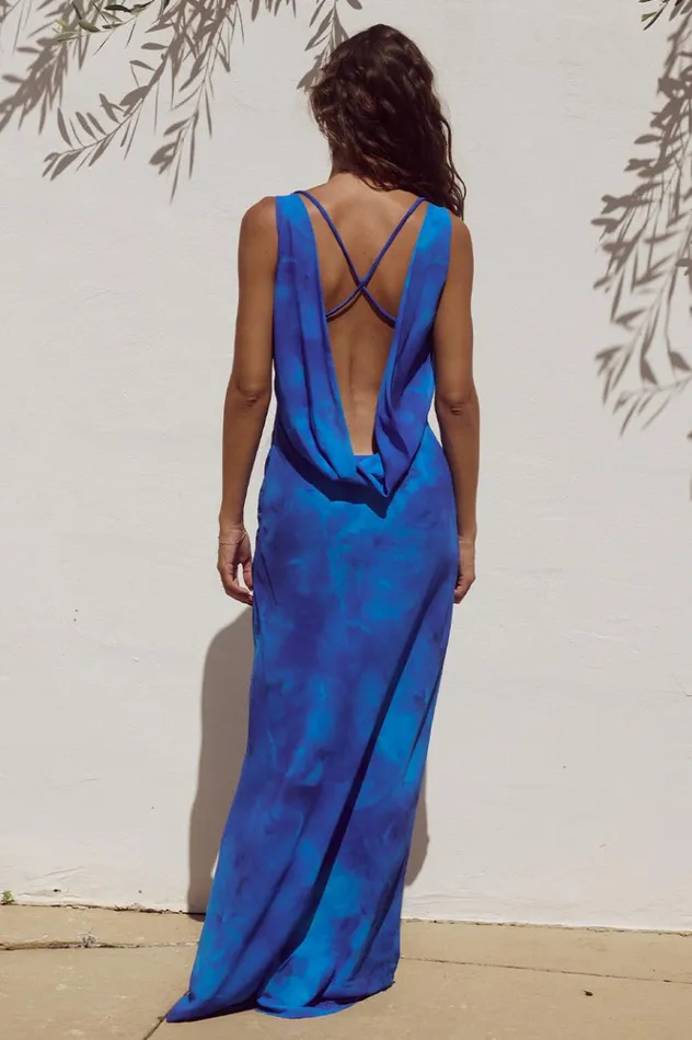Women Maxi Dresses Runaway The Label TIANA MAXI DRESS Ramona Blue