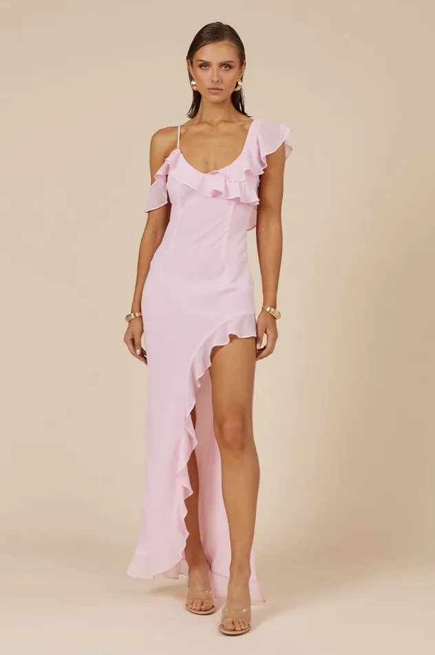 Women Maxi Dresses Runaway The Label VACANZA MAXI DRESS Musk