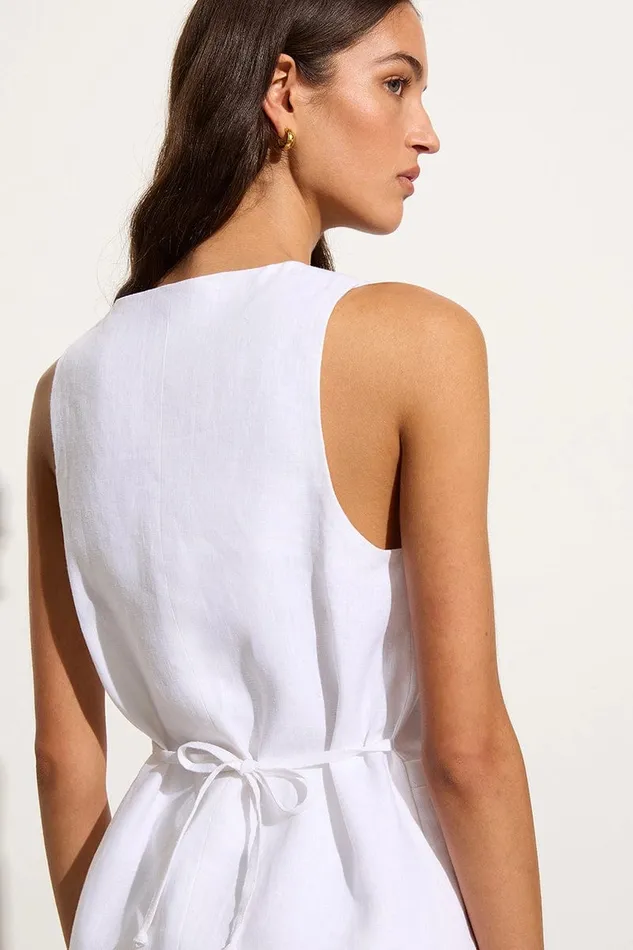 Women Maya Vest White Faithfull The Brand Tops Women Maya Vest White Faithfull The Brand Tops