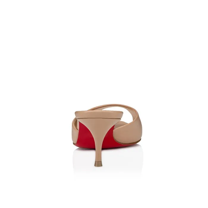 Women Me Dolly 55 Mm Mules 8211 Nappa Leather 8211 Nude Nude Christian Louboutin Mules