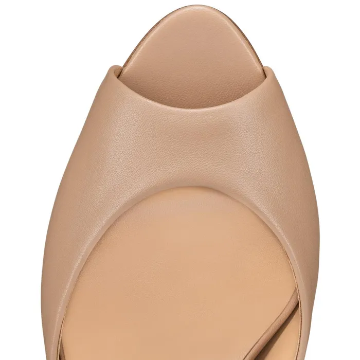Women Me Dolly 55 Mm Mules 8211 Nappa Leather 8211 Nude Nude Christian Louboutin Mules
