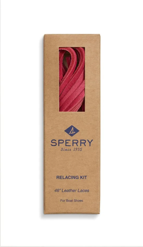 WomenMen Lace Kit With Needle Raspberry Sorbet Sperry Shoe Care and Laces