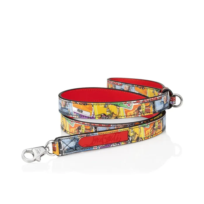 WomenMen Loubileash M Pet Leash 8211 Canva Happy Loubies Print And Rubber 8211 Multicolor Multicolor Christian Louboutin Pet Accessories WomenMen Loubileash M Pet Leash 8211 Canva Happy Loubies Print And Rubber 8211 Multicolor Multicolor Christian Louboutin Pet Accessories