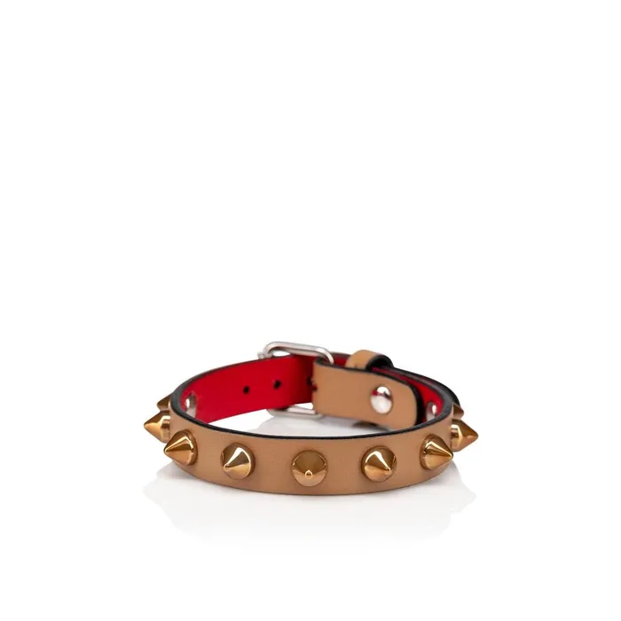 WomenMen Loubilink Bracelet Bracelet 8211 Calf Leather 8211 Nude 3 Nude Christian Louboutin Bracelets WomenMen Loubilink Bracelet Bracelet 8211 Calf Leather 8211 Nude 3 Nude Christian Louboutin Bracelets