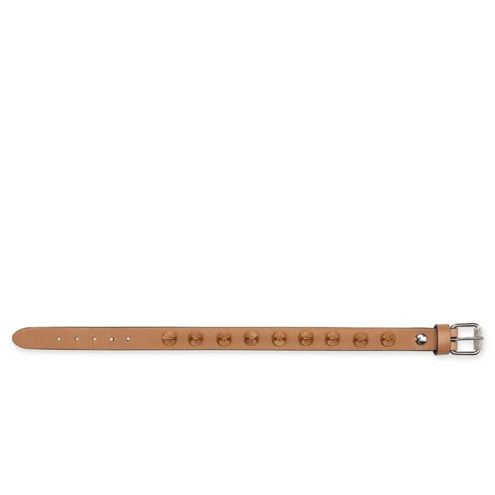 WomenMen Loubilink Bracelet Bracelet 8211 Calf Leather 8211 Nude 3 Nude Christian Louboutin Bracelets
