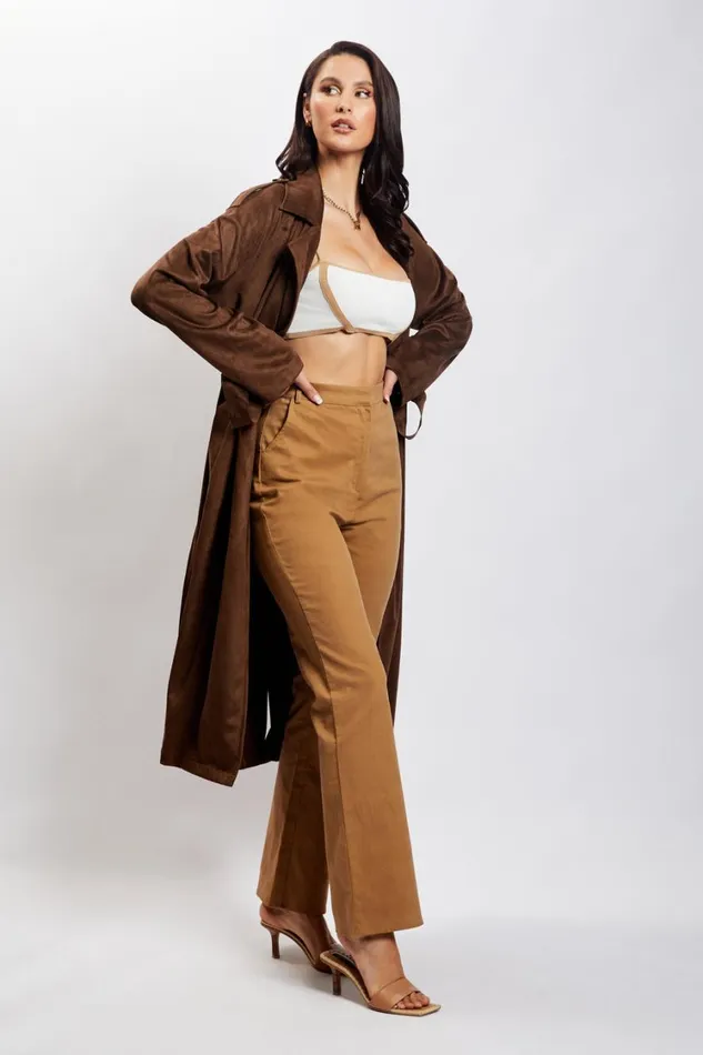 Women Meshki Bottoms Cindy Flare Pants 8211 Camel Women Meshki Bottoms Cindy Flare Pants 8211 Camel