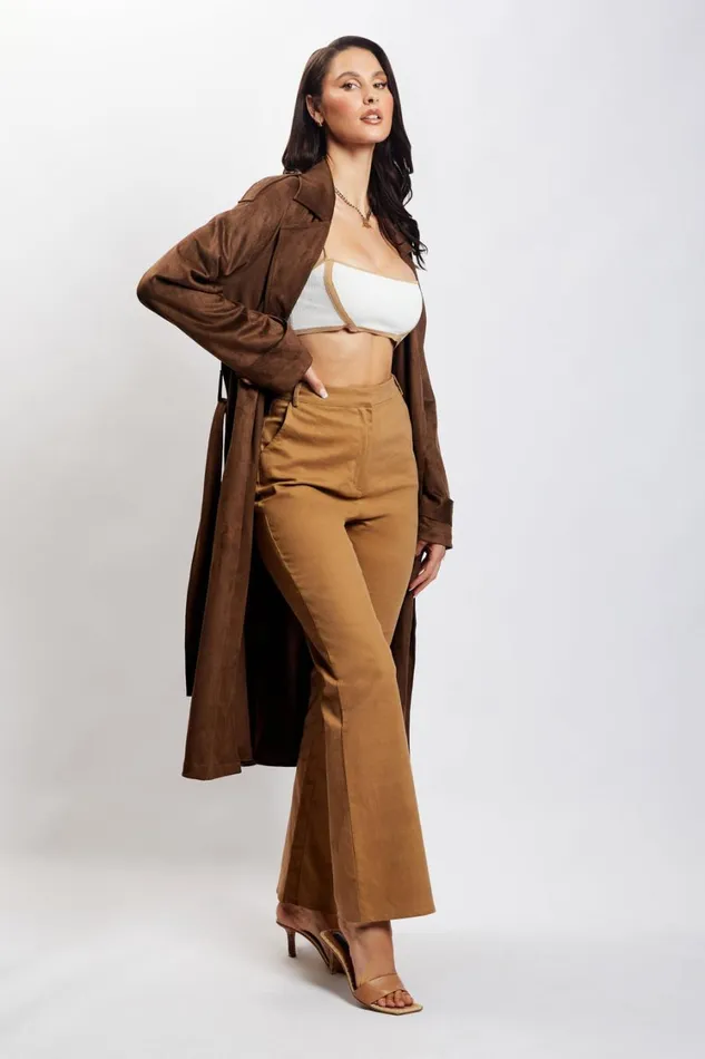 Women Meshki Bottoms Cindy Flare Pants 8211 Camel Women Meshki Bottoms Cindy Flare Pants 8211 Camel