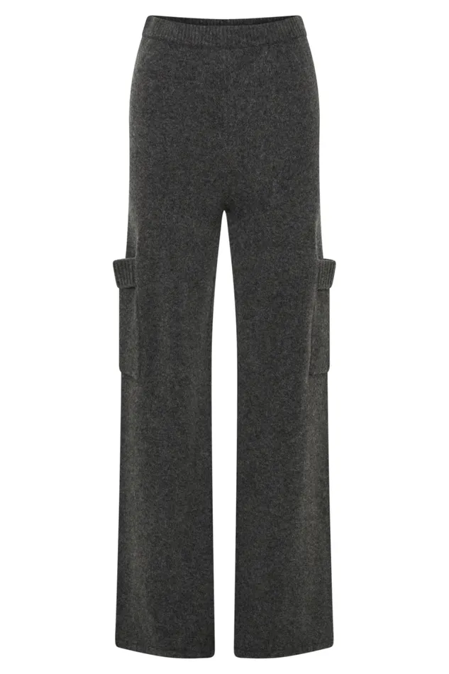 Women Meshki Bottoms Darius Knit Pants With Pockets 8211 Charcoal Marle