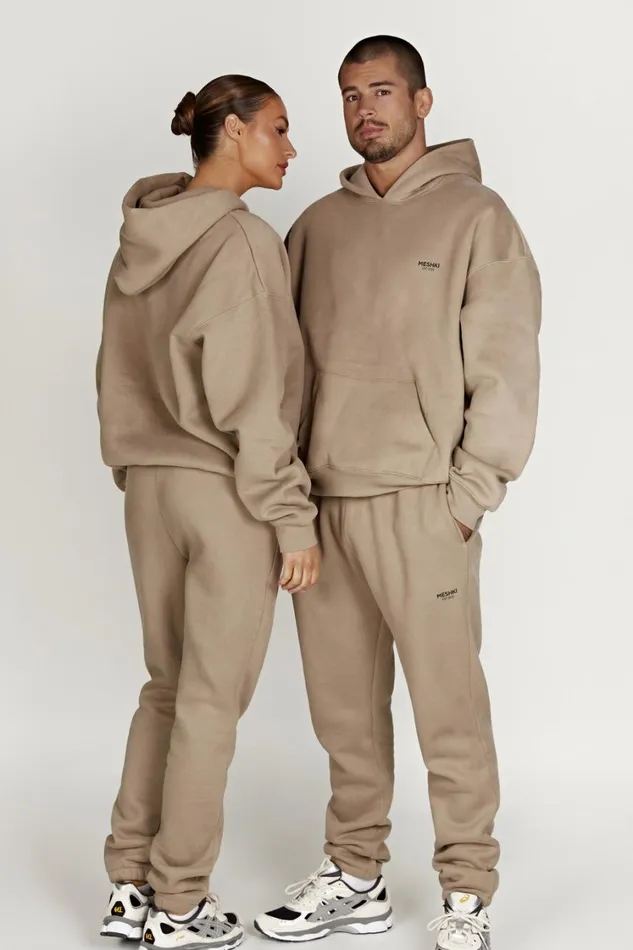 Women Meshki Bottoms Frankie Unisex Jogger 8211 Cement