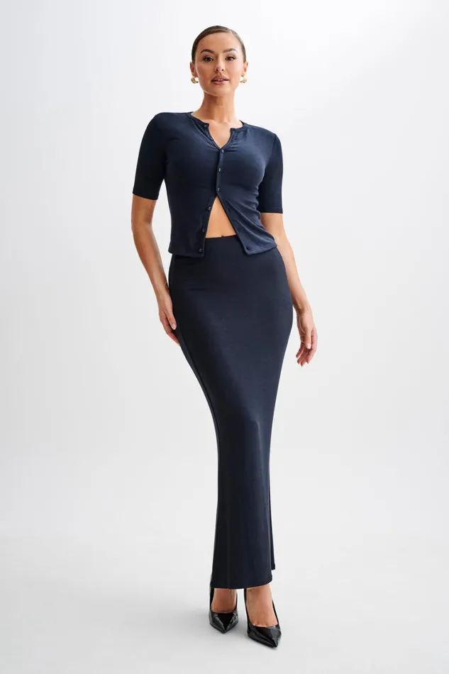 Women Meshki Bottoms Jonah Modal Maxi Skirt 8211 Black
