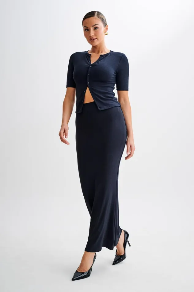 Women Meshki Bottoms Jonah Modal Maxi Skirt 8211 Black
