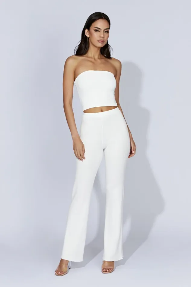 Women Meshki Bottoms Jovie Knit Pants 8211 Off White