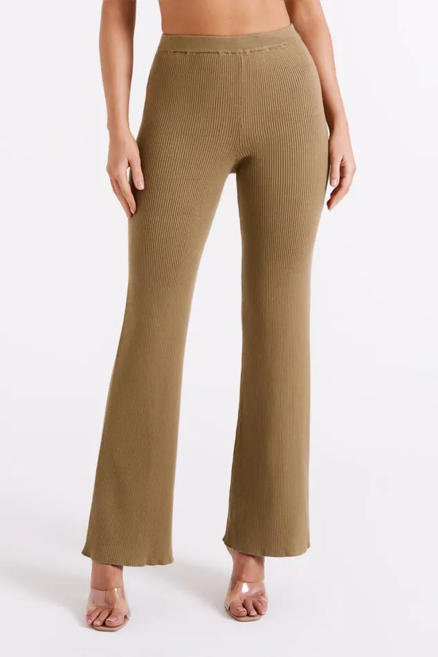 Women Meshki Bottoms Jovie Knit Pants 8211 Olive Women Meshki Bottoms Jovie Knit Pants 8211 Olive