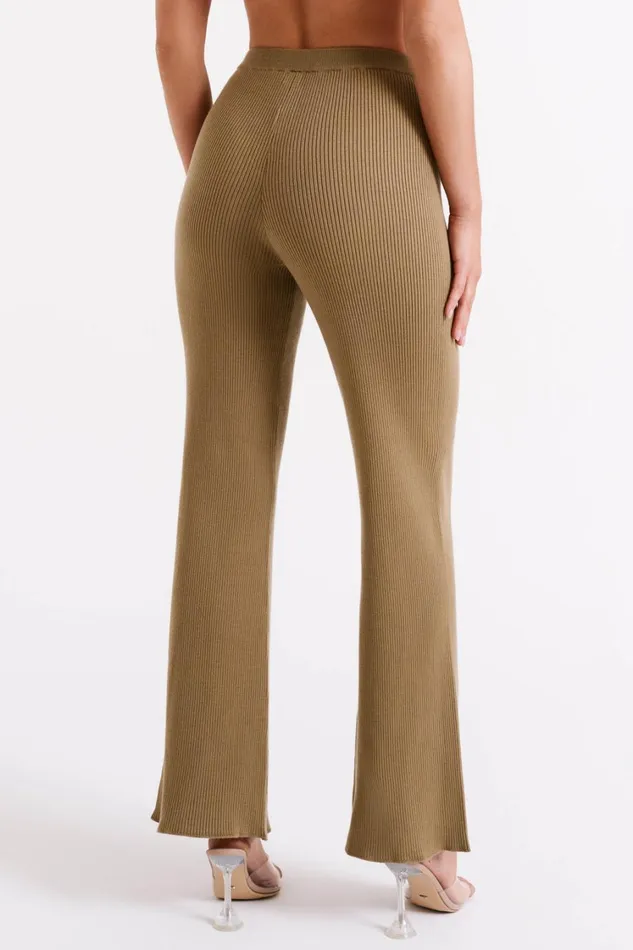 Women Meshki Bottoms Jovie Knit Pants 8211 Olive Women Meshki Bottoms Jovie Knit Pants 8211 Olive