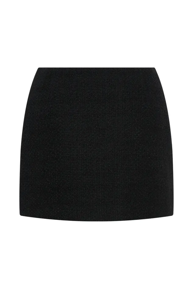 Women Meshki Bottoms Parisa Boucle Skirt 8211 Black