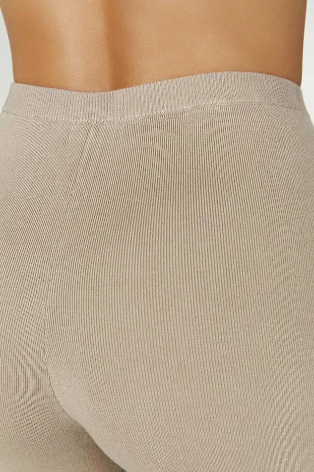 Women Meshki Bottoms Rosetta Flare Knit Pants 8211 Taupe