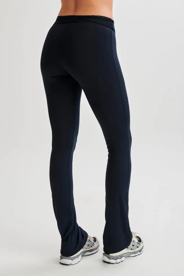 Women Meshki Bottoms Sabrina Modal Straight Leg Pant 8211 Black