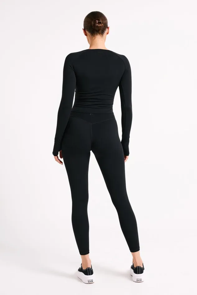Women Meshki Bottoms Venus V Back Leggings 8211 Black Women Meshki Bottoms Venus V Back Leggings 8211 Black
