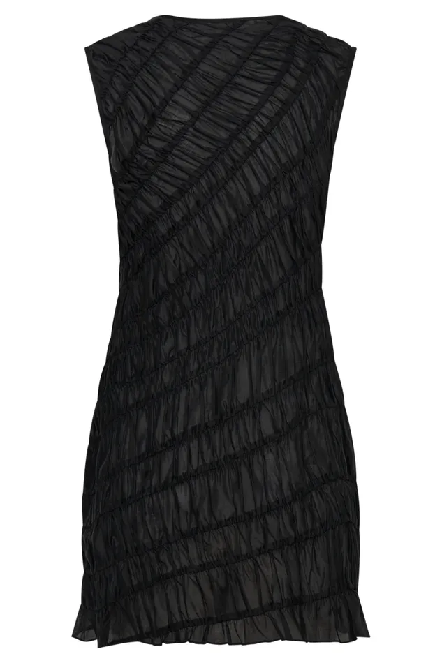 Women Meshki Dresses Adella Gathered Mini Dress 8211 Black