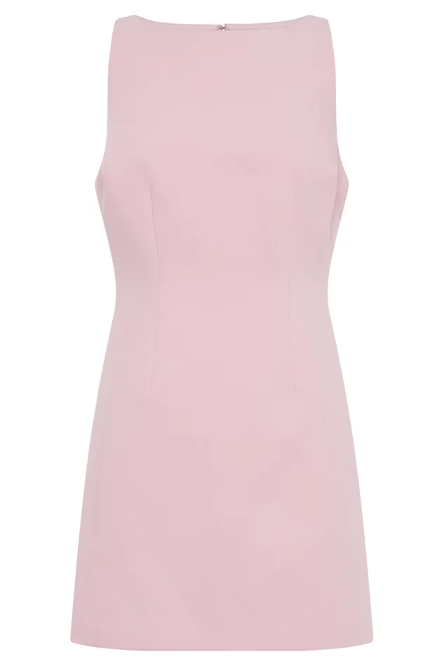 Women Meshki Dresses Angela Suiting Mini Dress 8211 Baby Pink
