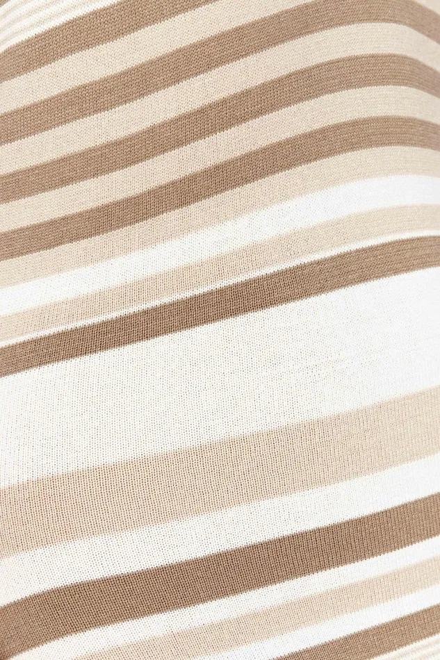 Women Meshki Dresses Brienne Stripe Maxi Dress 8211 Cream