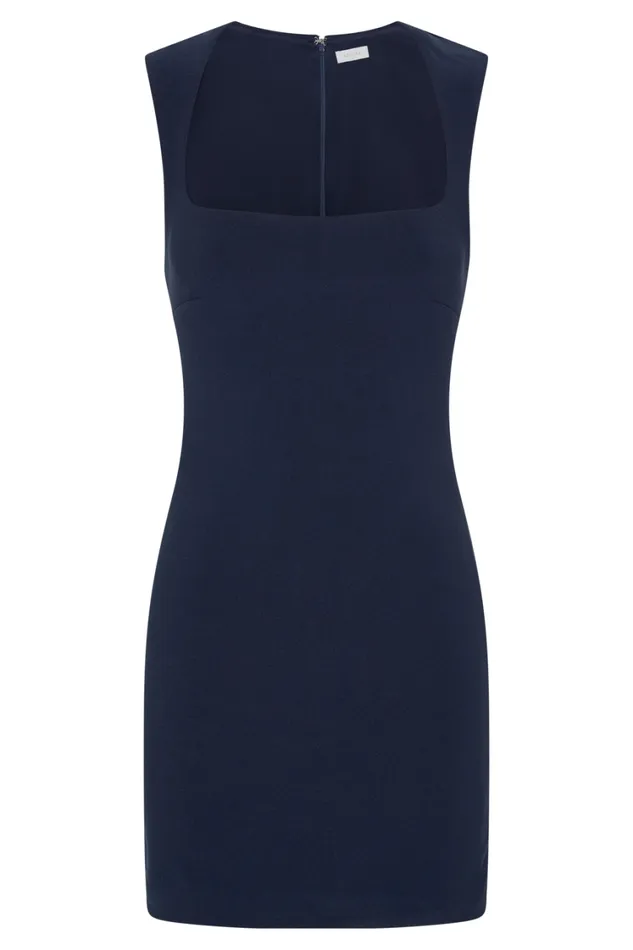 Women Meshki Dresses Frida Crepe Mini Dress 8211 Dark Navy