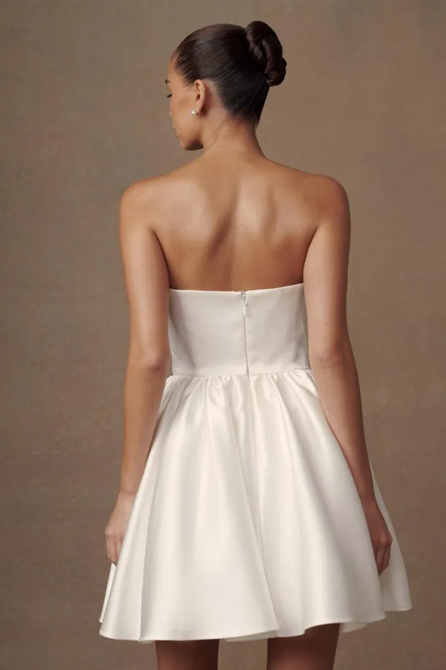 Women Meshki Dresses Hollie Structured Corset Mini Dress 8211 White