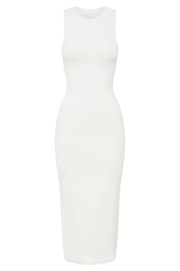 Women Meshki Dresses Jill Sleeveless Tank Midi Dress 8211 White