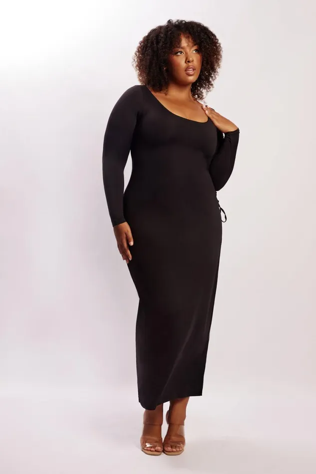 Women Meshki Dresses Kathryn Recycled Nylon Lace Up Maxi Dress 8211 Black Women Meshki Dresses Kathryn Recycled Nylon Lace Up Maxi Dress 8211 Black