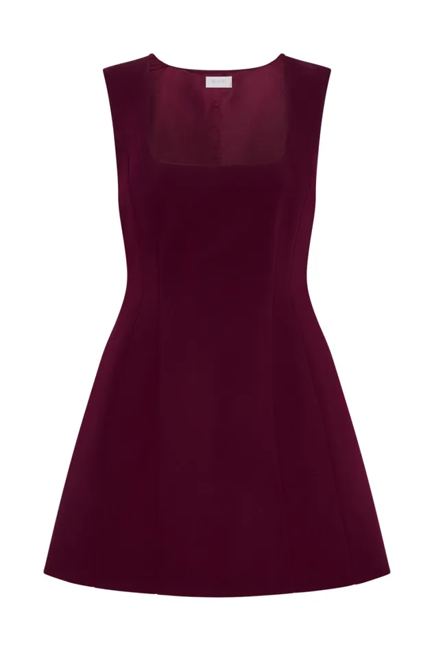 Women Meshki Dresses Lysandre Crepe Mini Dress 8211 Plum