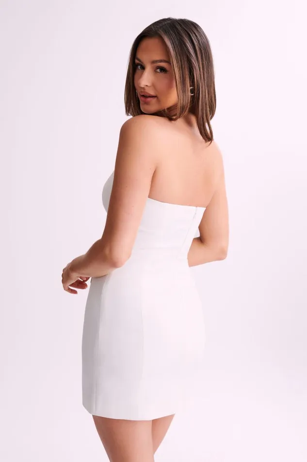 Women Meshki Dresses Maci Crepe Mini Dress 8211 White