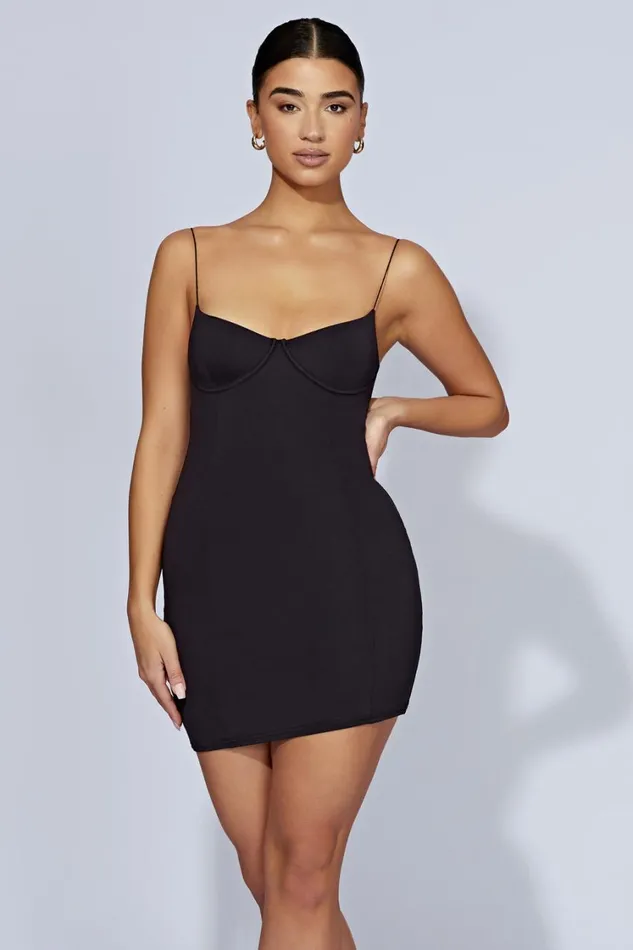 Women Meshki Dresses Misty Contour Mini Dress 8211 Black